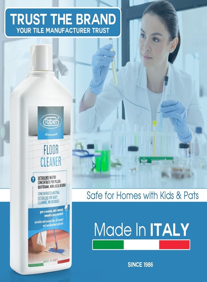 FABER Tile Floor Cleaner – Mop Cleaning Solution – 1L Concentrated Neutral Detergent for Daily Floor Cleaning - Quick Shine Floor Cleaner - Tile Cleaner Liquid Suitable for Porcelain & Ceramic Tiles - Image 3